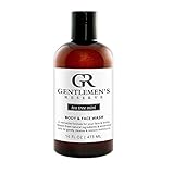 Gentlemen’s Reserve Organic 2-in-1 Wash (Tea Tree Mint Scent), Men’s All-Natural Body & Face Wash for Normal, Dry, or Sensitive Skin, 16 oz.