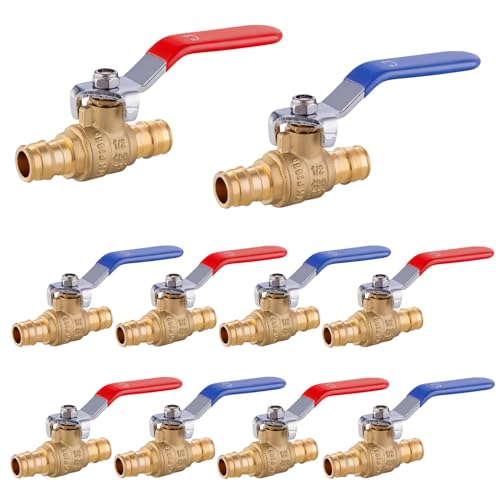 10PC HeSun 1/2" PEX-A Expansion Ball Valve(VALVE149-10)