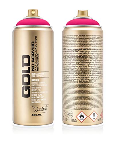 Montana Cans Montana Gold 400 Ml Color, Gleaming Pink Spray Paint, Mxg-F4000 #TOP24
