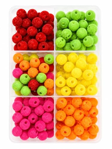 Image of eshoppee 200 gm 11 MM Plastic Beads for Jewellery Making Kit Art and Crafts Materials for Necklace Bracelet Earring Making DIY Kit (18)
