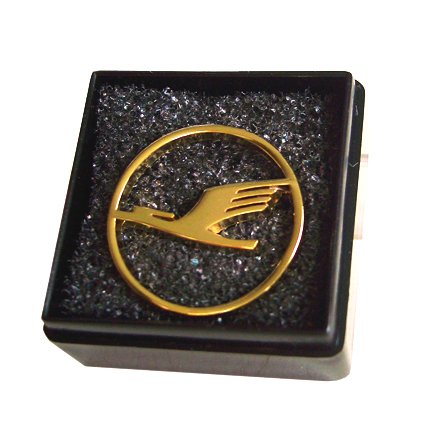 Preisvergleich Produktbild Lufthansa Original Pin Anstecker Anhänger mit Kranich Logo für Airliner