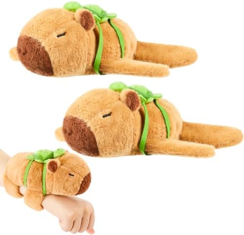 Pulseras De Felpa De Capibara – Pulsera Deportiva Con Anillo Y Cola Giratoria, Interactiva Y Tierna, Ideal Para Niños Y Adultos