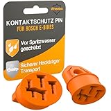 Wheeloo Kontaktschutz Abdeckung für Bosch Ebike Akku Pin 2er Set Fahrradträger Transport Schutz I E Bike Batterie Pin I Gepäckträger Adapter