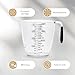 Measuring Cup Set - Clear Plastic Measuring Cups for Liquids Batter Flour Powder - Measuring Cups with Handle & Spout (8/16/32) oz