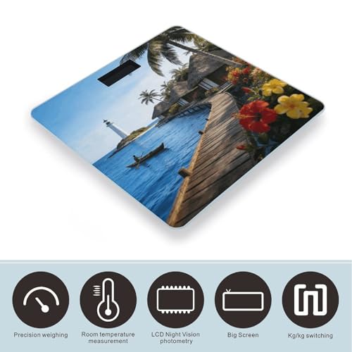 Báscula de Baño Digital con Vidrio Reforzado miniatura 3