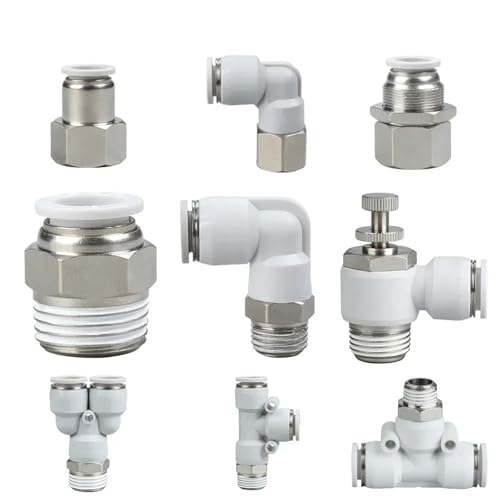 PLF (���X�G���{) ��C���p��ڑ� 3/8 1/2 1/4 1/8�C���`����12mm 10mm 8mm 6mm 4mm 5/16 5/32 �G�A�z�[�X�`���[�u�p�C�v�p��R�l�N�^�[ 10��(8MM����02(BSP1-4))