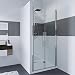 Produktbild IMPTS Nischentür Duschabtrennung Nische Duschkabine 80cm Rahmenlos Einzelfalttür Falttür Duschtür Dusche 6mm ESG-Sicherheitsglas Rahmenlos Höhe:185cm