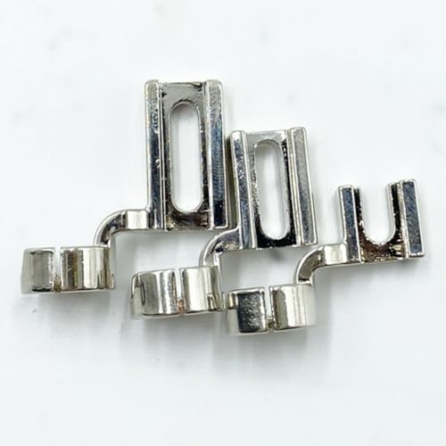 Pie prensatelas universal para máquinas de coser acero inoxidable miniatura 4