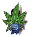 Pot-Oddish Pottish Smoking LAPEL HAT PIN Deadhead Hippy Alloy Enamel Psychedelic LSD Funny Trippy new novelty fun cartoons silly