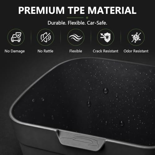 Image of for Explorer Trash Can for 2020-2026 Ford Explorer Small Car Trash Bin for Driver Side Front Door Pocket Trash Garbage Bin for 2026 Ford Explorer Accessories