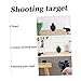 Luxshiny 2 Boxes Aluminum Alloy Indoor Entertainment Targets with Shooting Game Training Stands for Personal and Professional Use