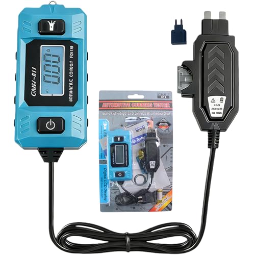 Automotive Circuit Fault Probe Tester - 20A 48V-High-Precision Current Tester 2-in-1 Wire Tracer Short Finder Built-in Front Light Automotive Electrical Circuit Diagnostic Tool
