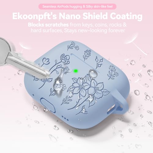 Image of for AirPods Pro 3 Case, Soft Silicone Airpod Pro Case Cover with Keychain & Cleaning Kit Compatible with AirPods Pro 3rd Generation 2025 for Women Girly, Anti-Scratch