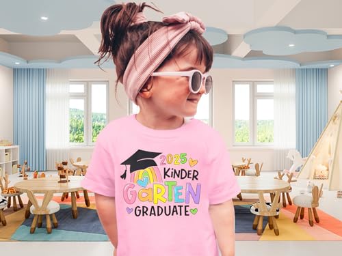 Kindergarten Graduation Shirt for Girl: Last Day of School Shirt Kids 2025 Preschool Graduation Gift Tee Top3