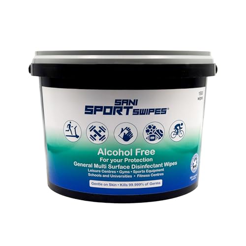 1500 Sani Sport Swipes Gym & Leisure Cleaning Wipes - Optimised for Hygiene & Fitness Environments