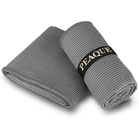 PEAQUE Mikrofaser-Handtuch mit Streifenstruktur Cover