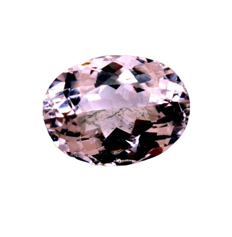 Morganite naturelle à facettes pour fabriquer votre bague de fiançailles DIY