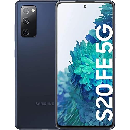 Samsung Galaxy S20 FE Smartphone 5G, 6.5 Zoll Super AMOLED Display, 4.500 mAh Akku, 32MP Selfie Kamera, Fan Edition - Deutsche Version (128GB mit 5G, Cloud Navy), SM-G78