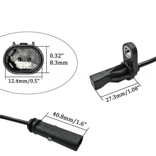 Capteur de vitesse ABS haute précision conforme 34526791223 34526791225 pour châssis
