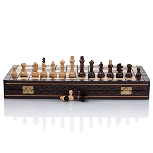 Jeu d'échecs Capablanca en bois de 100 cases cadeau idéal 40x40cm