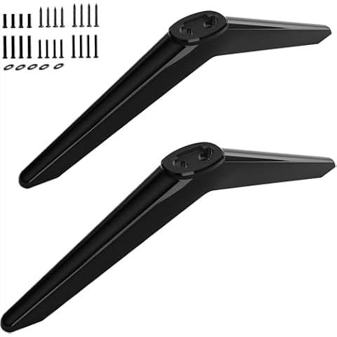 TV Stand Legs for Onn TV Legs, Only for Onn Roku TVs 40"-100012584, 43"-100012586, 50"-100012587, 55"-100012588 No Wall Drilling Easy to Install Cover