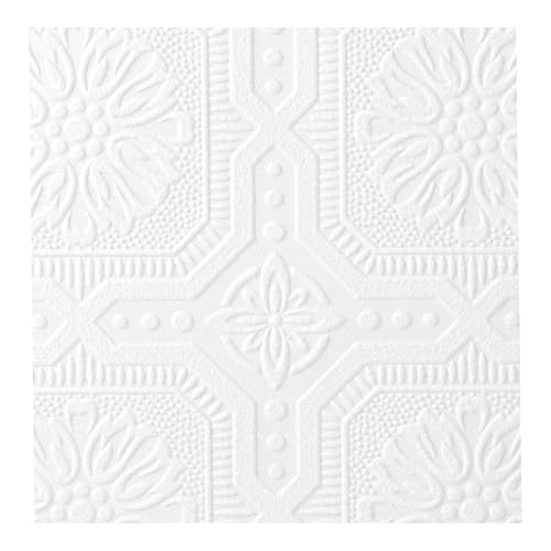 Superfresco Paintable Papier peint vintage à petits carrés – Papier peint durable et résistant – Application du papier – Design texturé – Motif...