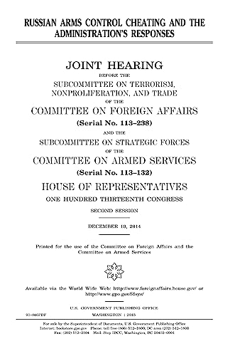 Russian arms control cheating and the administration’s responses