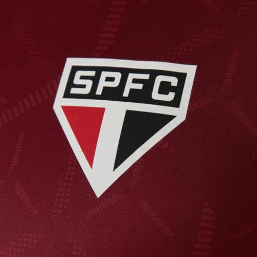 Camisa Masculina NB Treino SPFC 2025, Bordô Mercúrio Vermelho, GG