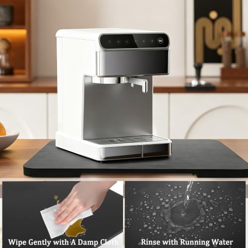 360° Rolling Bamboo Appliance Slider Tray Countertop Rotation Sliding Tray with Wheels 15.7 * 11.8 Inch Durable Slider Mat Easy Pull Out from Under Cabinet for Coffee Makers & Small Appliances by Syncosphere - Used condition - Image 5