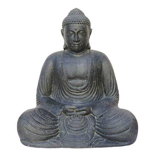 STONE art & more Sitzender Buddha Figur Japan, 82cm, Steinfigur, Steinguss,...