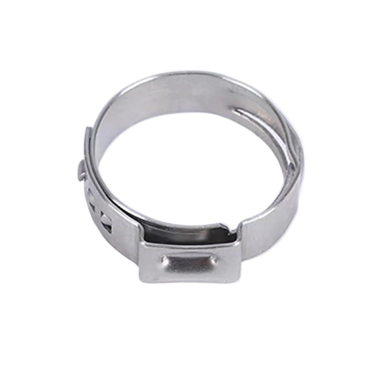 Fnftoezgy One Color Pex Cinch Clamps Rings, 100Pcs 304 Stainless Steel Pex Cinch Clamps Stepless Cinch Crimp Rings/20(6.8-8.0Mm)