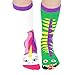 Funky Womens Mismatched Dragon and Unicorn Frenemy Socks, One Size Fits Most