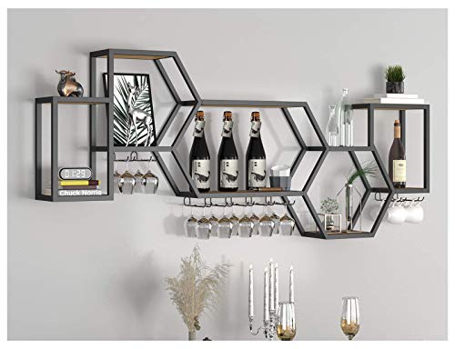 Casier à vin Décor de Maison en fer pour optimiser l'espace - 3