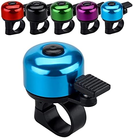 JFmall Bike Bell Bicycle Bell with Loud Crisp Clear Sound, Road and Mountain Bike Bell Adults Kids(8 colors)