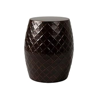 Alternative view of Balkene Home 63261 Patio Sense Braga Metal Stool Table Truly Crossfunctional Planter Sense End Table Stool Living Room Bedroom Side Sofa Table Modern Decor - Antique Bronze Finish