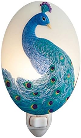 Peacock Night Light - Ibis & Orchid Flowers of Light Collection image 2