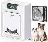 oneisall Purificador De Aire Para Mascotas, Filtros HEPA Lavables Por Ambos Lados, Para Habitaciones Grandes Hasta 204 m², Elimina Pelos, Olores, Alérgenos, Caspa, Humo & Polvo, PP02