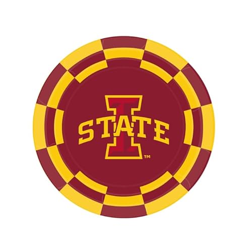 Westrick Iowa State Cyclones 9" Paper Plates, 8 Pack – Officially Licensed Iowa State University Disposable Plates with Multicolor Logo – Tailgating, Game Day, Graduation Parties & Fan Celebrations