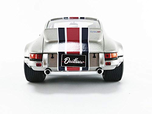 Solido 1:18 1973 Porsche 911 RSR - Silver miniatura 5