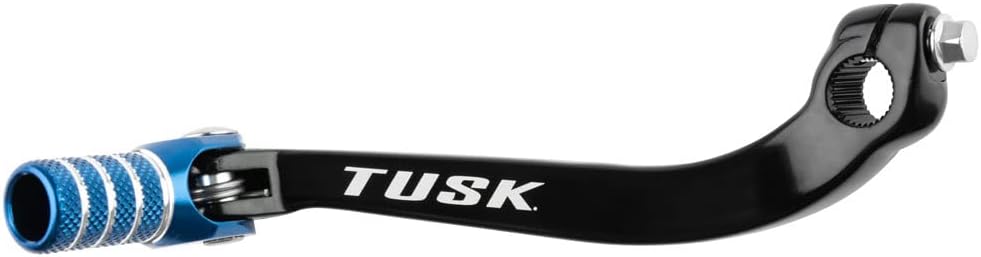 Tusk Folding Shift Lever Black/Blue Tip Compatible with Suzuki RMZ250 2007-2025