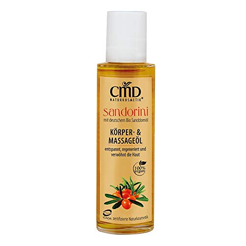 Preisvergleich Produktbild CMD Sandorini Körperöl & Massageöl 100 ml mit Sanddornöl (bio, vegan, Naturkosmetik)