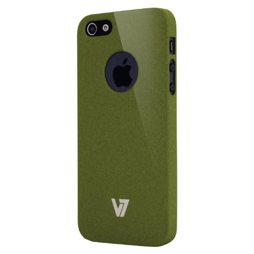 V7 PA19MGRN-2E metro halkfri skal för iPhone SE/5s/5 grön