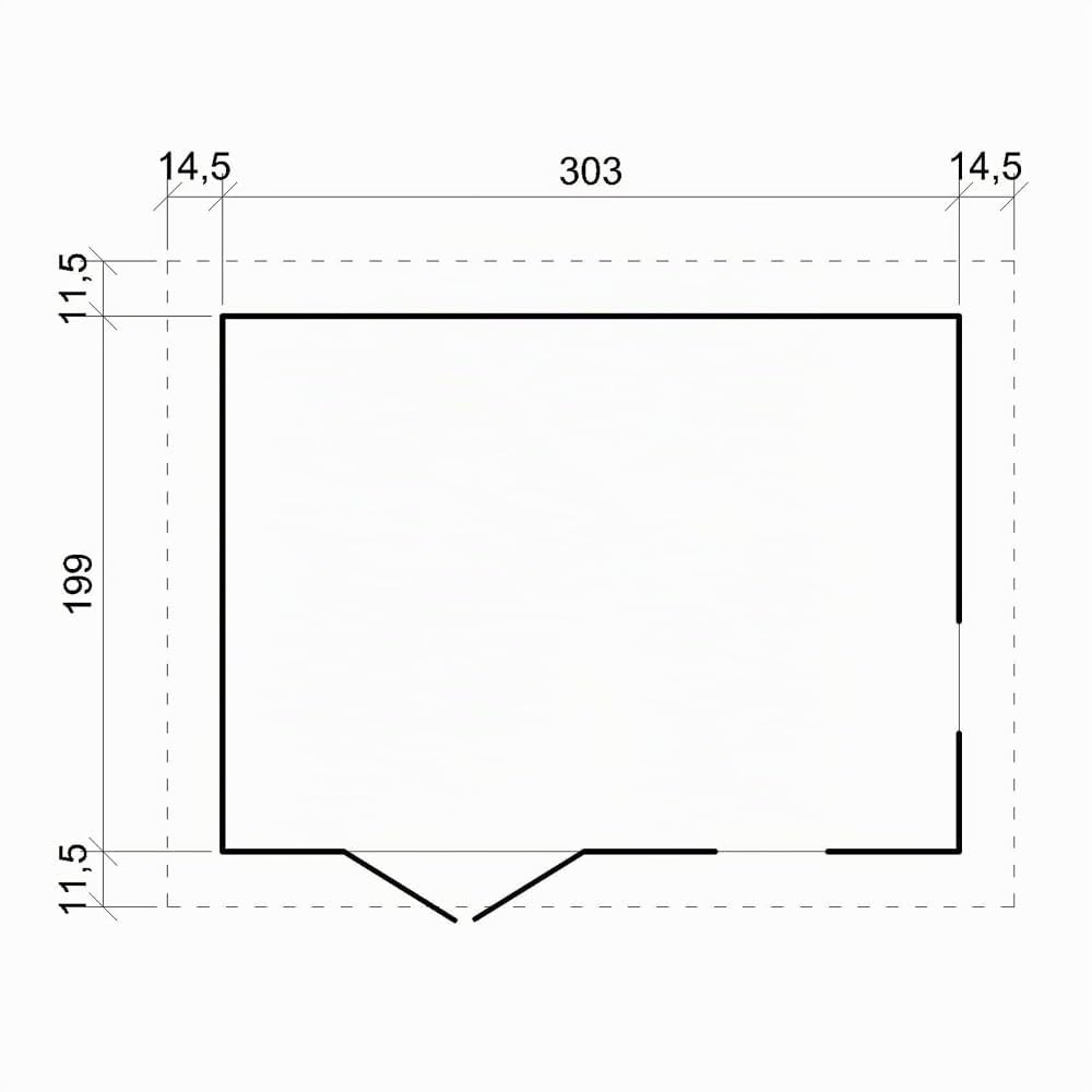 Casetta da giardino 6m2-332x222xA232 cm - Casetta in legno da giardino - Capanno in legno - Studio giardino - con tegole bituminose marrone - TIMBELA M334FB+H334FBBROWN