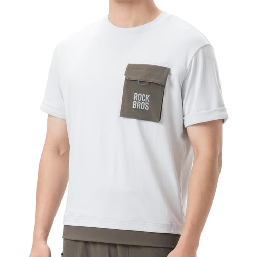 T-shirt cyclisme homme rafraîchissant ROCKBROS pour un séchage rapide en VTT