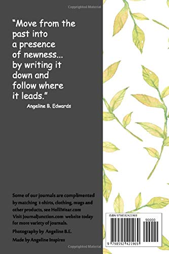 Notebook: Everyday Ruled Journal for Writing: Yellow Leaves Pattern Lined Book - For Yourself or as Gifts for Her or Him image 3