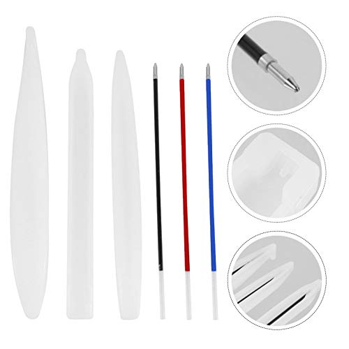 EXCEART 3Pcs Pen Hars Schimmel Siliconen Balpen Mallen Epoxy Gietmal Pen Vorm Mal Voor Diy Hars Ambachten Maken Wit - Image 7