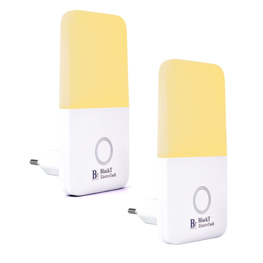 Blackt Electrotech BT81S6 Plug-in Dusk to Dawn Night Light Warm White- Adjustable 3-Stage Brightness, Manual On/Off - usecase for Any Room (2)-image-39