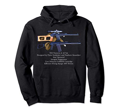VSS Vintorez Sniper Rifle Scope Mens Hoodie