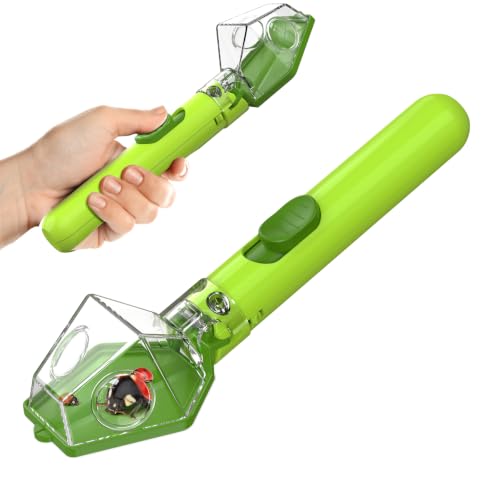 LEUOA Bug Catcher for Kids, Insect Trap Kit with 6X Magnifier Glass - STEM Educational Exploration Tool for Indoor and Outdoor,Christmas Birthday Gifts Toys for Adults, Boys, and Girls, Green