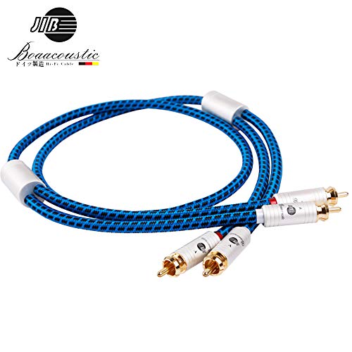 undefined BOAACOUSTICドイツ2rca(オス) to 2rca(オス) ステレオ オーディオケーブル/赤白ケーブル/(赤R/白L) /CDプレーヤー/HDTV/スピーカ/AVアンプ/ゲーム機等対応/長さ2m の商品画像 1